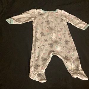 White One piece with koalas on it